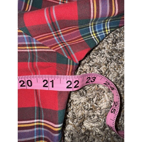 Vintage Polo Ralph Lauren Red Green Plaid Tartan Plaid Button Down Shirt Small - Picture 16 of 16